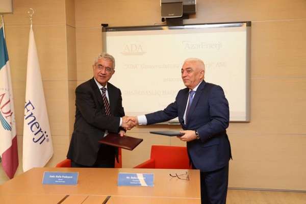 “Azərenerji” ASC ilə ADA arasında anlaşma memorandumu imzalandı - FOTOLAR
