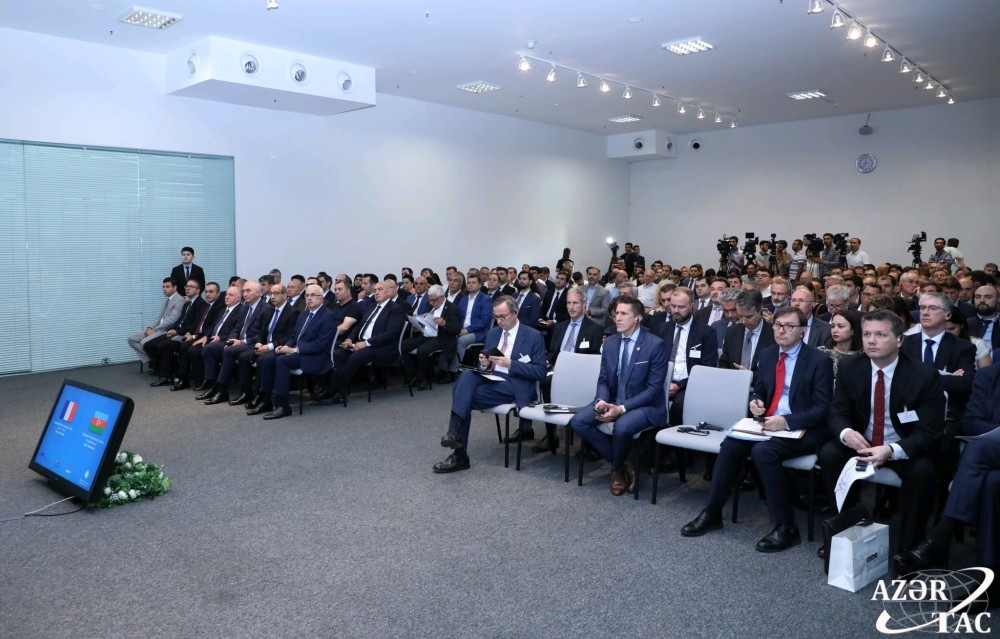 Bakıda Azərbaycan-Fransa biznes forumu keçirilib - FOTO