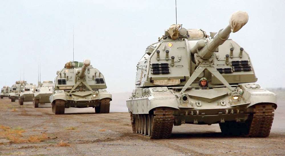 Azərbaycan bu tanklarla təlimlərə başladı - FOTOLAR