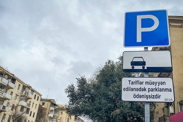 "Bu ərazilərdə parklanma ödənişsizdir” - BNA