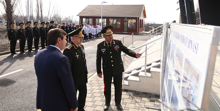 General Arzu Rəhimov yeni tikilmiş inzibati binaların açılışını etdi - FOTOLAR