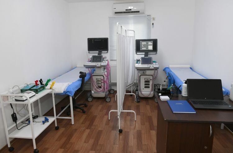 Prezident və xanımı Bakıda modul tipli hospitalın açılışında - YENİLƏNİB (FOTOLAR)