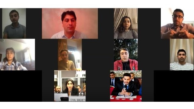 "Karabakh is Azerbaijan!" Milli Platformasının koordinatorlarının ilk VİDEOKONFRANSI