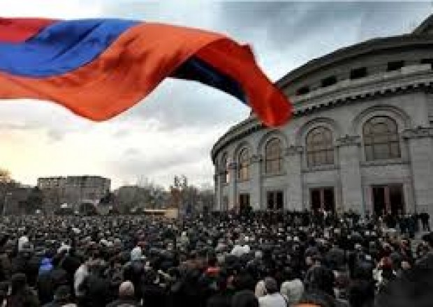 Ermənistanda mitinq təşkilatçıları SAXLANILDI - Unikal.org