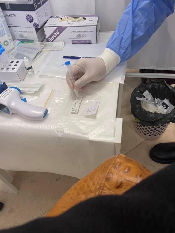 Mariya Zaxarovadan Bakıda koronavirus testi verməsi ilə bağlı paylaşım - FOTO