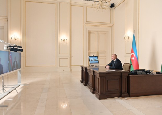 Prezident Anar Kərimovu videoformatda qəbul etdi - CANLI