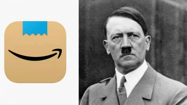 Yeni "Amazon" loqosu Hitlerin bığına bənzədildi - FOTO