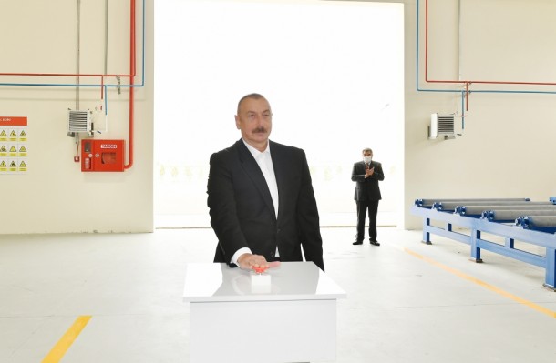 Prezident Hacıqabulda açılışlar edir - YENİLƏNİB-4