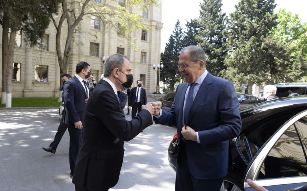 Ceyhun Bayramov Lavrovla görüşdü- YENİLƏNİB (FOTOLAR)