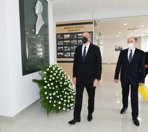 Prezident Suraxanı Rayon Məhkəməsinin yeni binasının açılışında - FOTOLAR (YENİLƏNİB)