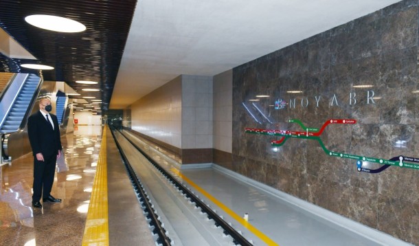 Metronun “8 Noyabr” stansiyası istifadəyə verildi -FOTOLAR (YENİLƏNİB)