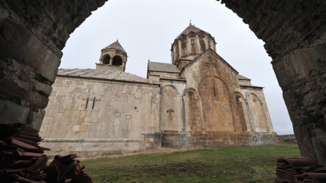 Ermənilər Amaras monastırını ziyarət edib 