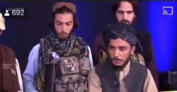 "Taliban" üzvləri verilişə silahla çıxdılar - FOTO/VİDEO