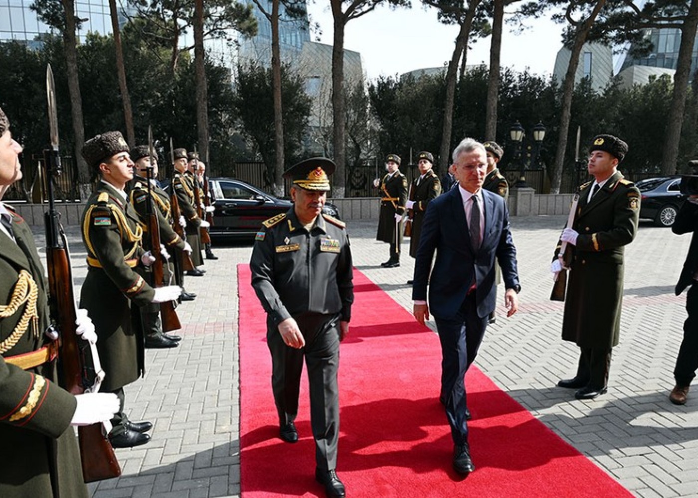 Zakir Həsənov NATO-nun Baş katibi ilə görüşdü- FOTO