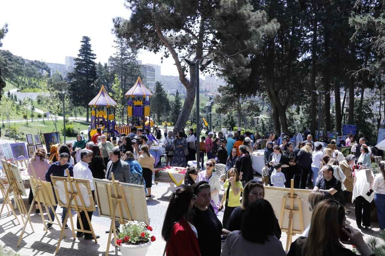 Xətai rayonunda “Kəlağayı festivalı” keçirilib - FOTOLAR