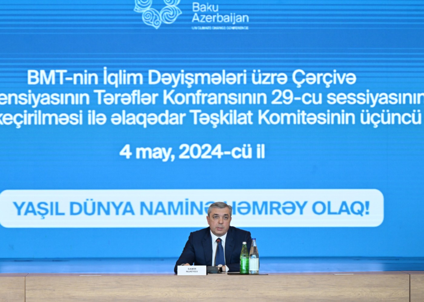COP29 ilə əlaqədar Təşkilat Komitəsinin üçüncü iclası keçirilib -FOTOLAR