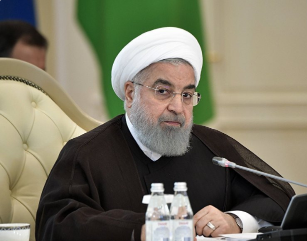"Tramp tarixi terrorçudur" - Ruhani