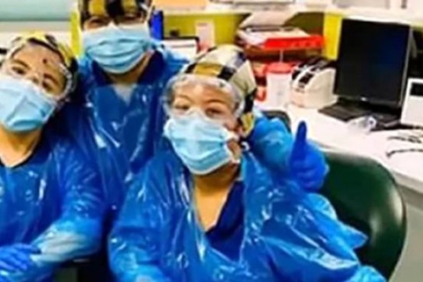 Zibil torbası geyinərək müdaxilə edən üç tibb işçisi koronavirusa yoluxdu