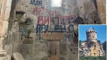 Hadrutdakı alban kilsəsi də erməni vandalizminə məruz qalıb 