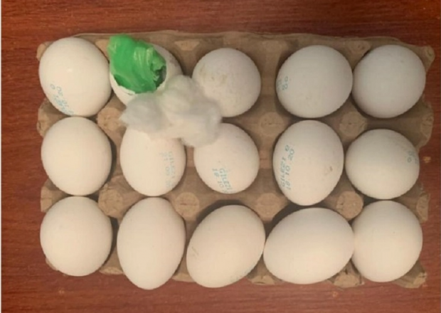 Yumurtanın içindən narkotik çıxdı - FOTO