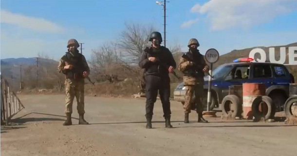 Qubadlıda polis gücləndirilmiş rejimdə işləyir - VİDEO