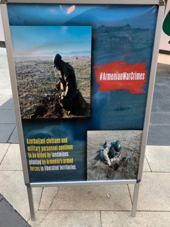 Ermənistanın mina xəritələrini verməməsinə etiraz edildi - FOTO