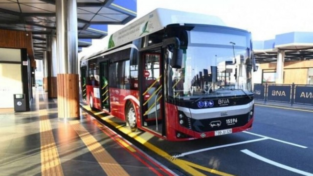 Paytaxtda daha bir xətt üzrə yeni avtobuslar istifadəyə verilir 