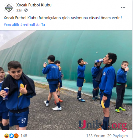 Bakıda bu klub 6-12 yaşlı uşaqları "Red Bull"la zəhərləyir - FOTO