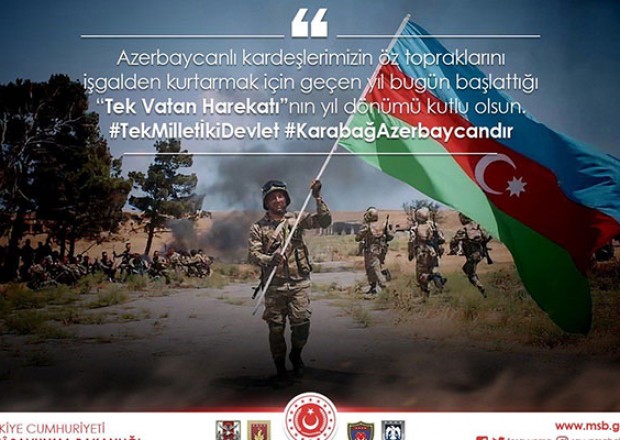Türkiyə Milli Müdafiə Nazirliyindən Anım Günü paylaşımı