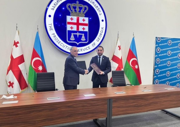 Kamran Əliyev gürcüstanlı həmkarı ilə görüşdü - FOTO