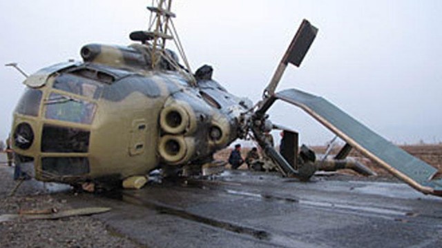 Pakistanda hərbi helikopter qəzaya uğradı:Ölənlər var