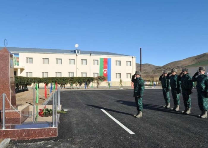 Elçin Quliyev Qubadlıda yeni qərargah bina­sının açılışında - FOTOLAR