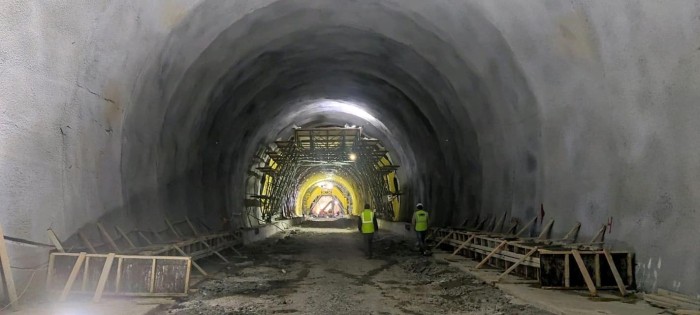Şuşa yolundakı tunellərin tikintisindən FOTOLAR
