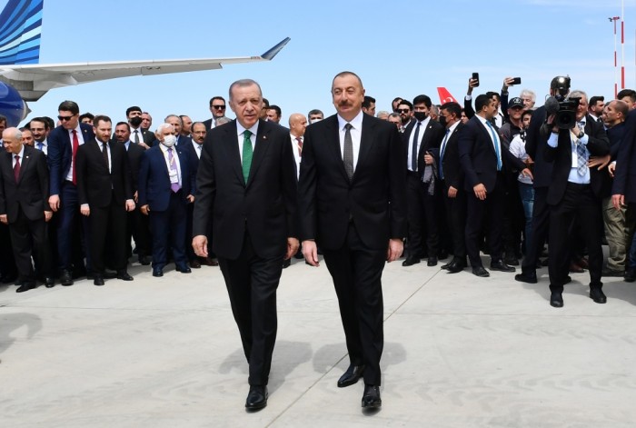 Prezident Rize-Artvin Hava Limanının açılışında - VİDEO+FOTOLAR (YENİLƏNİB)