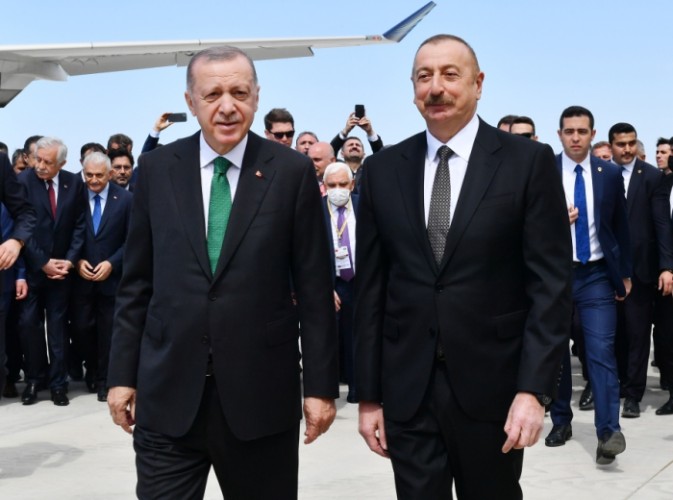 Prezident Rize-Artvin Hava Limanının açılışında - VİDEO+FOTOLAR (YENİLƏNİB)