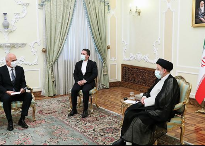 Şahin Mustafayev İran Prezidenti ilə görüşdü -FOTO