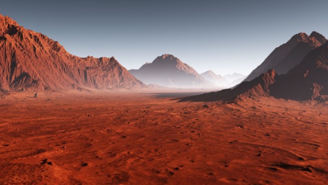 NASA Marsı ən yaxın məsafədən çəkdi- FOTOLAR