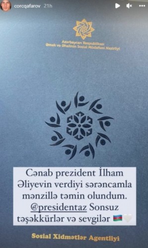 Prezident Roza Zərgərlinin oğluna ev verdi - FOTO