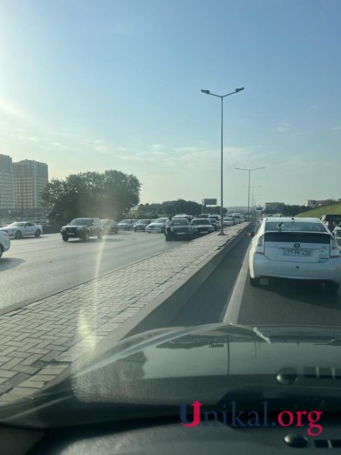 Bakı-Sumqayıt yolunda 10 avtomobil toqquşdu - FOTO