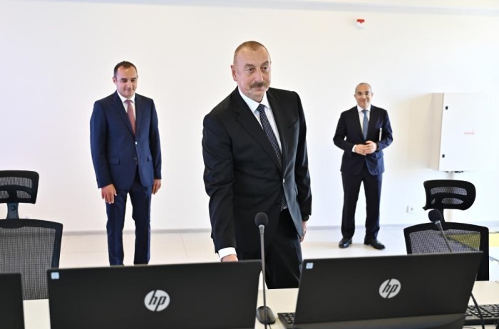 Prezident Sumqayıtda açılış etdi - FOTOLAR (YENİLƏNİB)