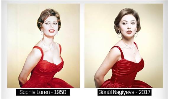  Tanınmış azərbaycanlı aktrisa məşhur qadınları canlandırdı- FOTOLAR