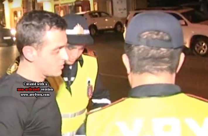 Polis AZAL-ın vitse-prezidentinin sərxoş oğlunu belə saxladı   - VİDEO